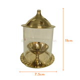 Brass Akhand Diya Jyot - Small Size