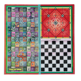 Family Size 4 in 1 Snakes & Ladder ,Ludo, Chess & Chinese Chekkers