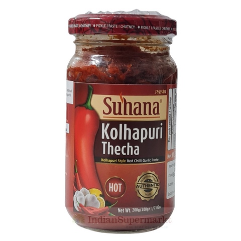 Suhana Kolhapuri Red Thecha - Indiansupermarkt