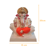 Shadu Mitti White Ganesha - indiansupermarkt