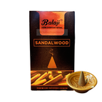 Balaji Sandalwood 20 Dhoop Cones - indiansupermarkt