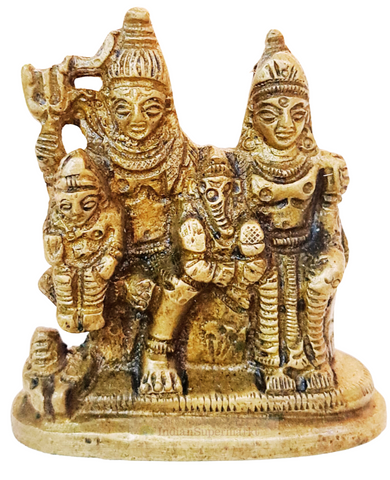 Brass Idol Shiv Parivar - indiansupermarkt