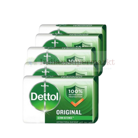Dettol Soap 75gm x 5 ( Buy 4 Get 1)