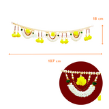 Artificial Marigold and Mogra Toran