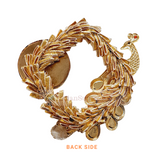 Metal Peacock Decor Tea Light Holder