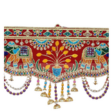 Kathiyawadi Craft Multicolour Pearl Toran or Bandharwar