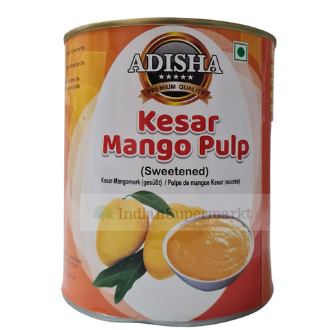 Adisha Kesar Mango Pulp 850gm - IndianSupermarkt