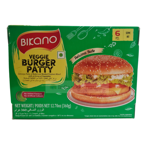 Bikano Frozen Veggie Burger Patty  6pcs (Deliver in Berlin)