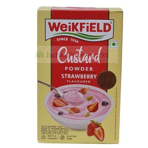 Weikfield Custard Powder Strawbery Flavour 75gm