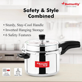 Butterfly Tez Triply Pressure Cooker 5 Ltr with Warranty
