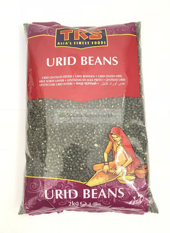 TRS Urid Whole 2kg - Indiansupermarkt