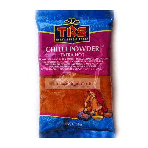 TRS Red Chilli Powder Ex Hot  100gm - Indiansupermarkt