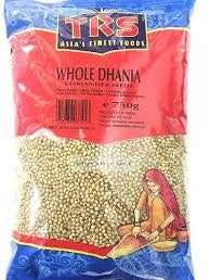 TRS Dhania , Dhaniya  or Coriander Whole 750gm - Indiansupermarkt