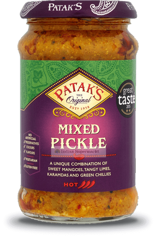 Patak Mixed Pickle Hot  250gm - Indiansupermarkt