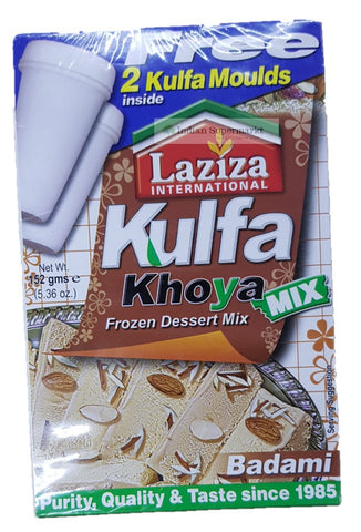 Laziza Kulfa Khoya Mix Badami 152gm - Indiansupermarkt