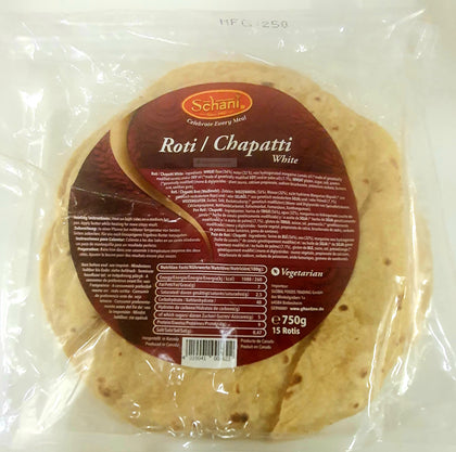 Schani Ready to Eat Chapati - Roti 15pcs