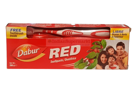 Dabur Red Toothpaste with Tooth Brush - indiansupermarkt 
