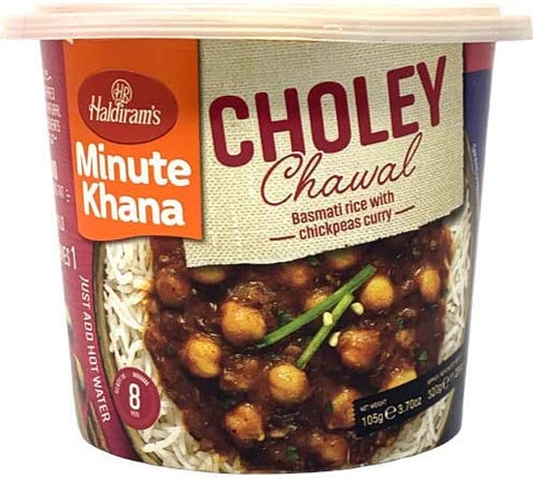 Haldirams Minute Khana Choley Chawal - Indiansupermarkt