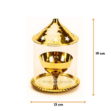 Handicraft Brass Akhand Diya Jyot Large
