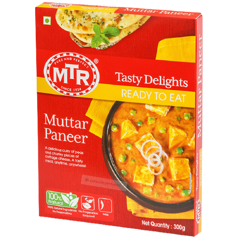 MTR ready to eat matar panner - indiansupermarkt
