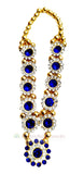 Blue gemstones Garland or nago ki Mala - indiansupermarkt
