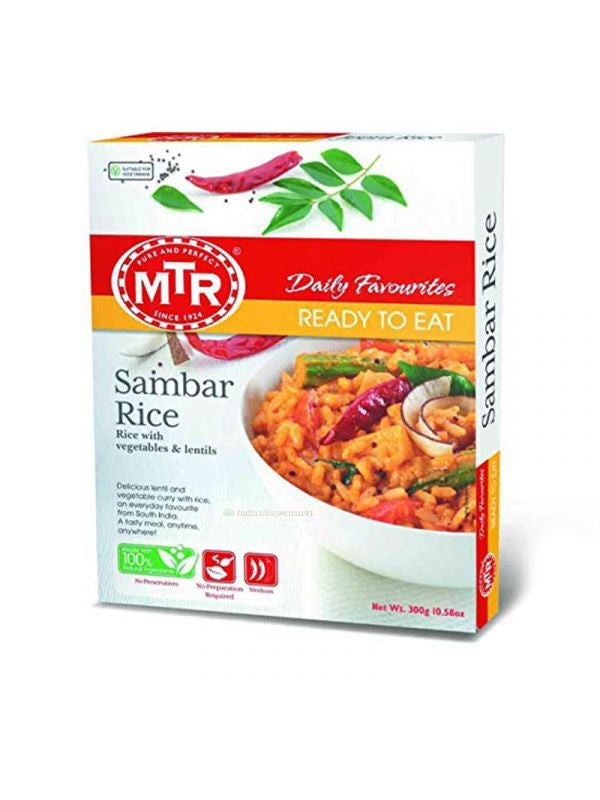 Ready　MTR　–　Sambar　IndianSupermarkt　Rice　to　Eat　300gm