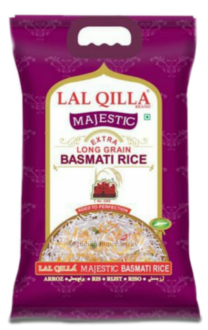 Lal Qilla  Majestic Basmati Rice Extra Long Grain Rice 10kg