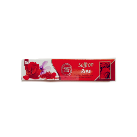 Incense Sticks Saffron Rose - indiansupermarkt