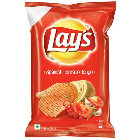 Lays Spanish Tomato Tango flavour chips - indiansupermarkt