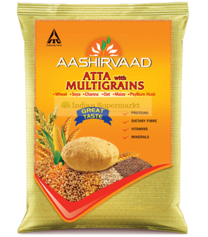 Aashirvaad Multigrain Atta (Export Pack) 5kg - IndianSupermarkt