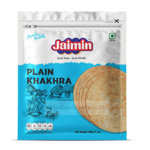 Jaimin Khakhra Plain 200gm - indiansupermarkt