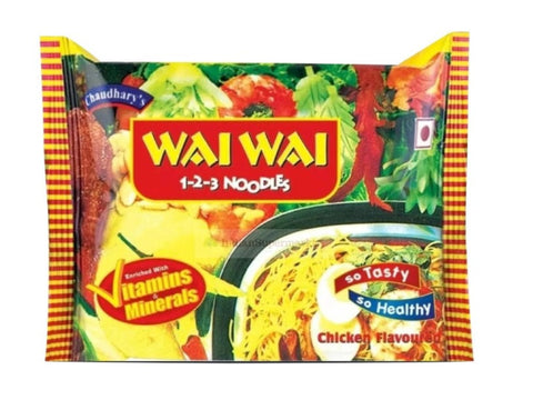 Wai wai chicken noodles - indiansupermarkt