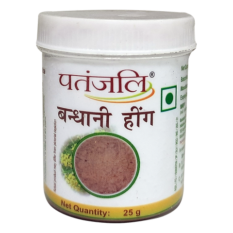 Patanjali Bandhani Hing 25gm (BBD:27.05.2024)