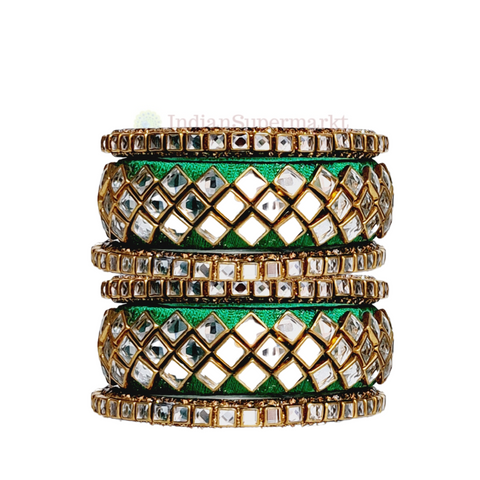 Lac Jaipuri Bangles Green - indiansupermarkt