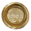 Brass Pooja Thali - Small - IndianSupermarkt