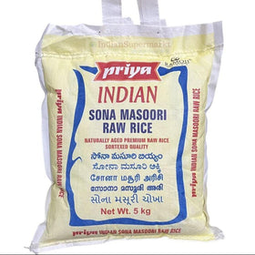 Priya Sona Masoori Rice 5kg - indiansupermarkt 