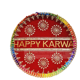 Happy KarwaChauth Thali Set