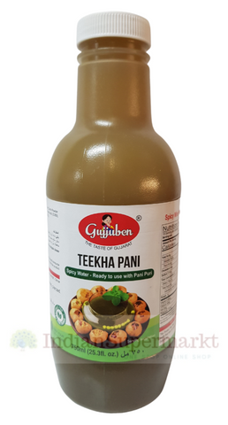 Gujjuben Teekha pani 750ml