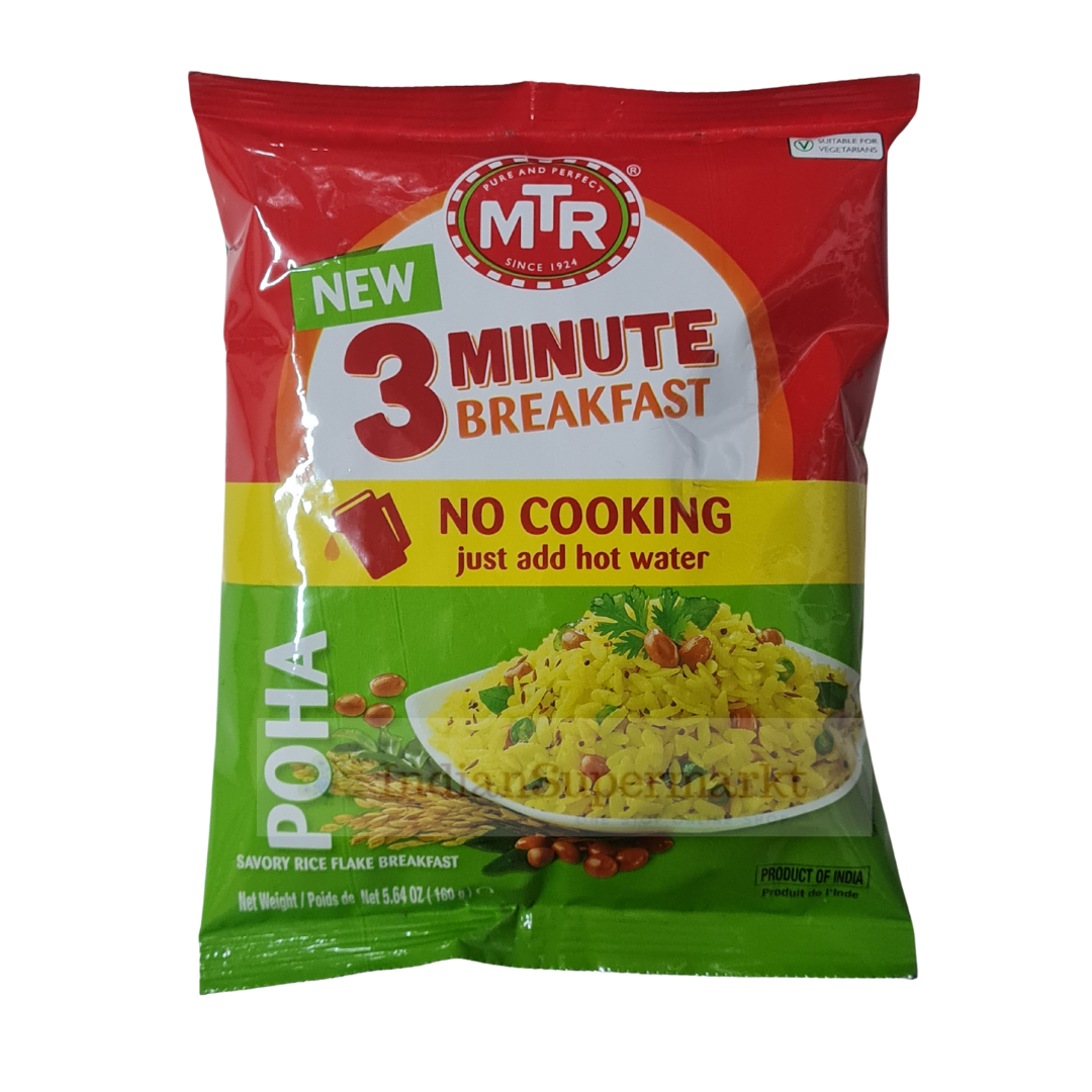 MTR 3 Minute Instant Poha Regular 160gm - IndianSupermarkt