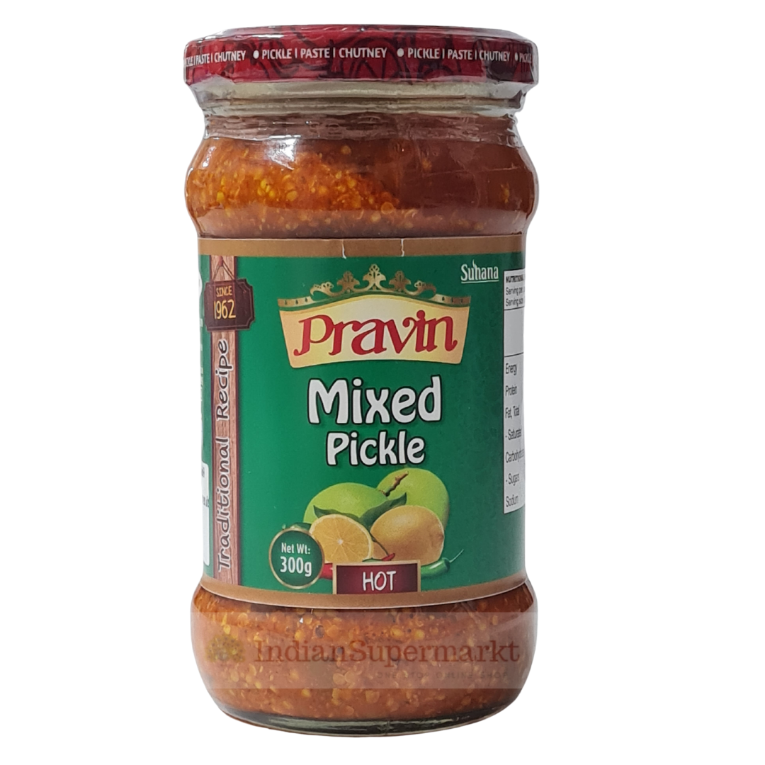 Pravin Mixed Pickle Hot 300gm - IndianSupermarkt