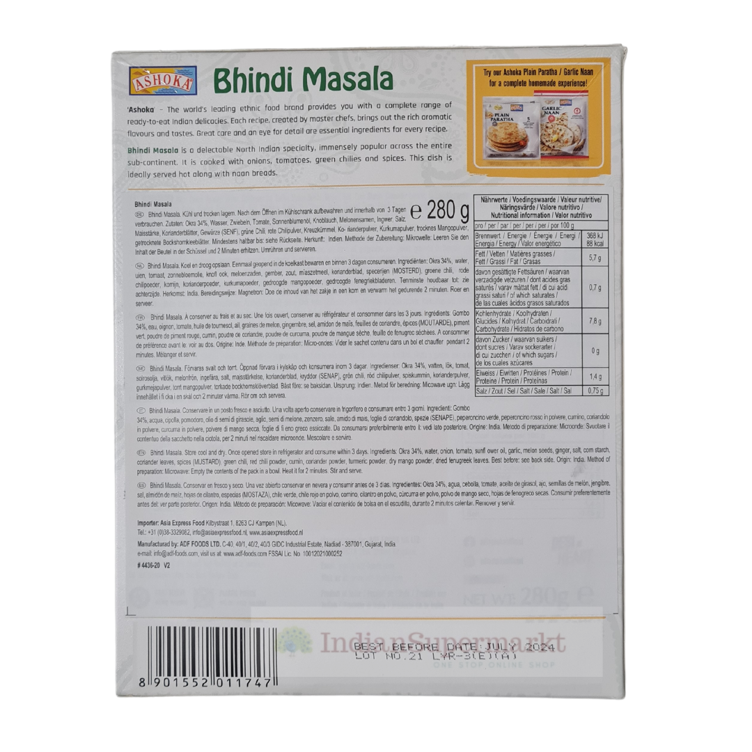 Ashoka Bhindi Masala 280gm - IndianSupermarkt