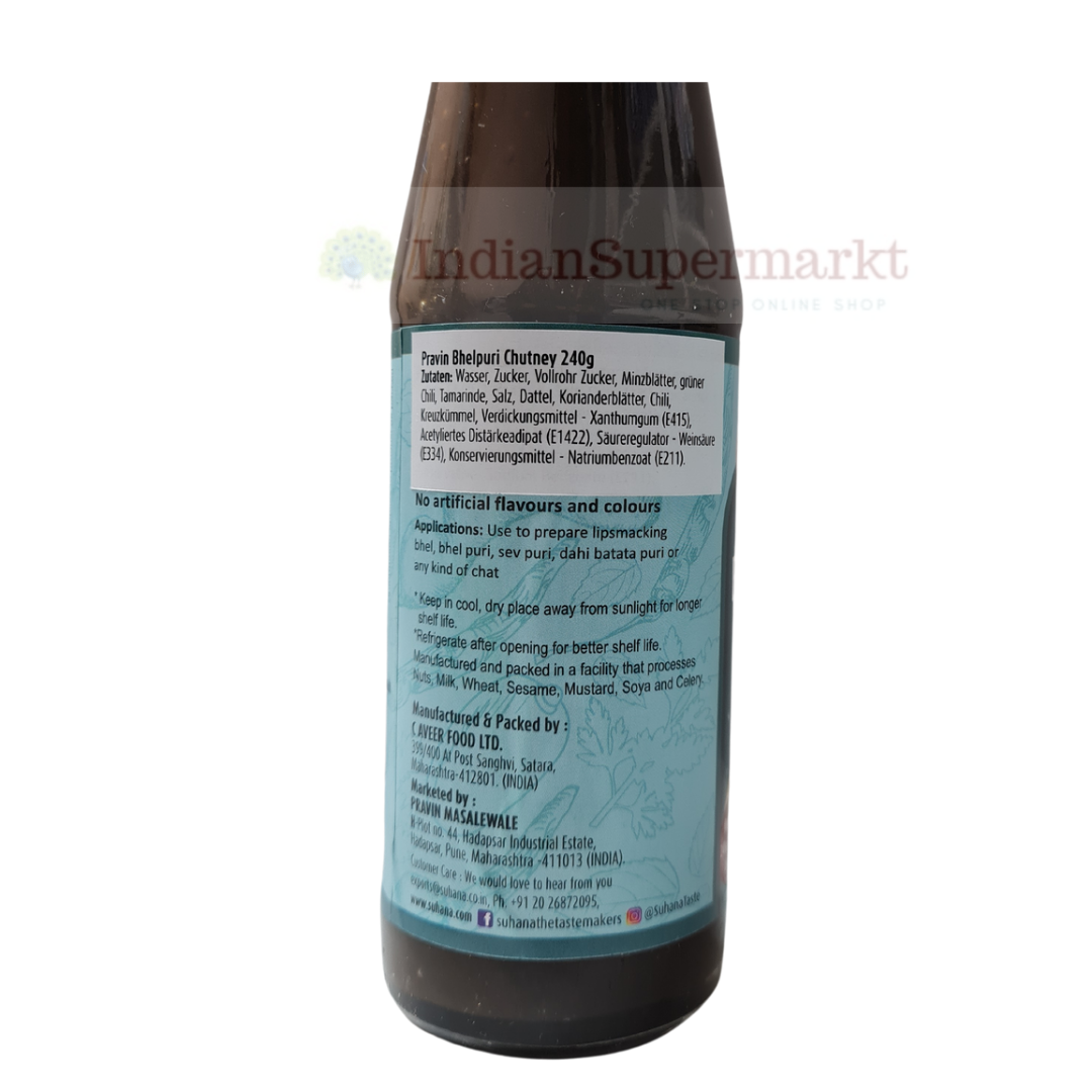 Pravin Bhelpuri Chaat chutney  250gm