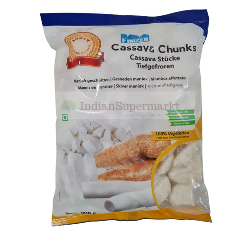 Annam Frozen Cassava  chunks Big 908g (Delivery in Berlin)