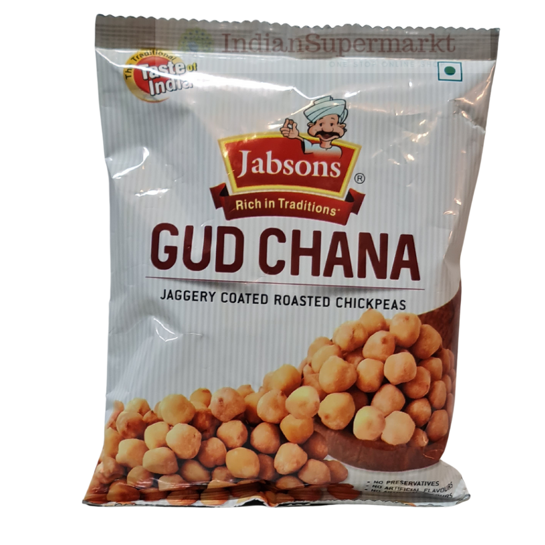 Jabsons Roasted gur Chana 150gm (BBD : 22 October 2025)