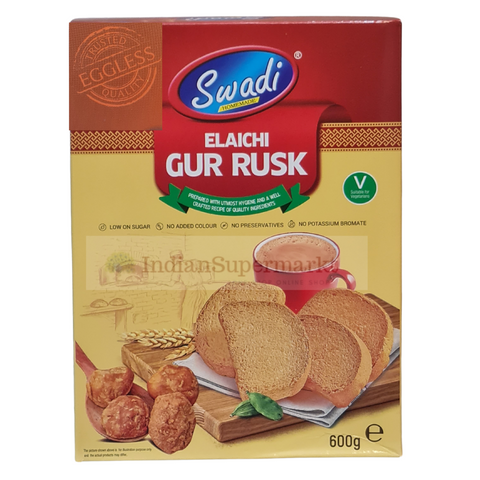 Swadi Eliaichi Gur rusk 600g