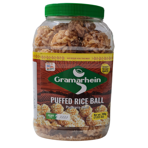 Gramarhein Puffed Rice Ball 200g - indiansupermarkt 