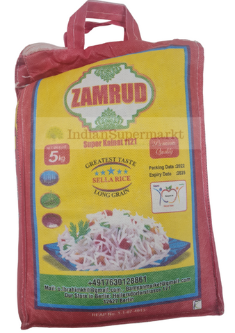 Zamrud Long golden  Sella Rice 5Kg