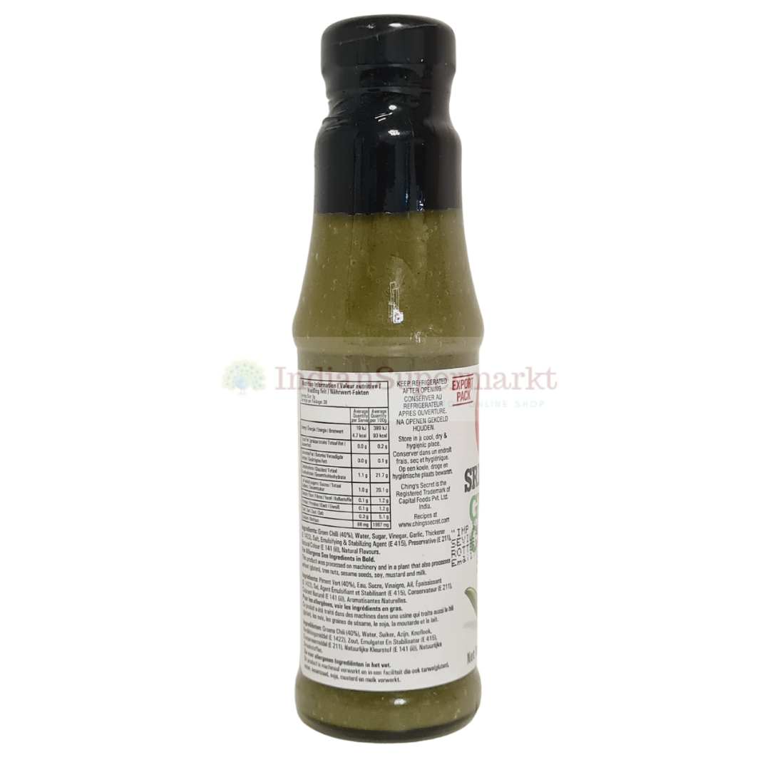 Ching's Sriracha Green Chilli sauce 190gm (BBD : 12.10.2025) - IndianSupermarkt