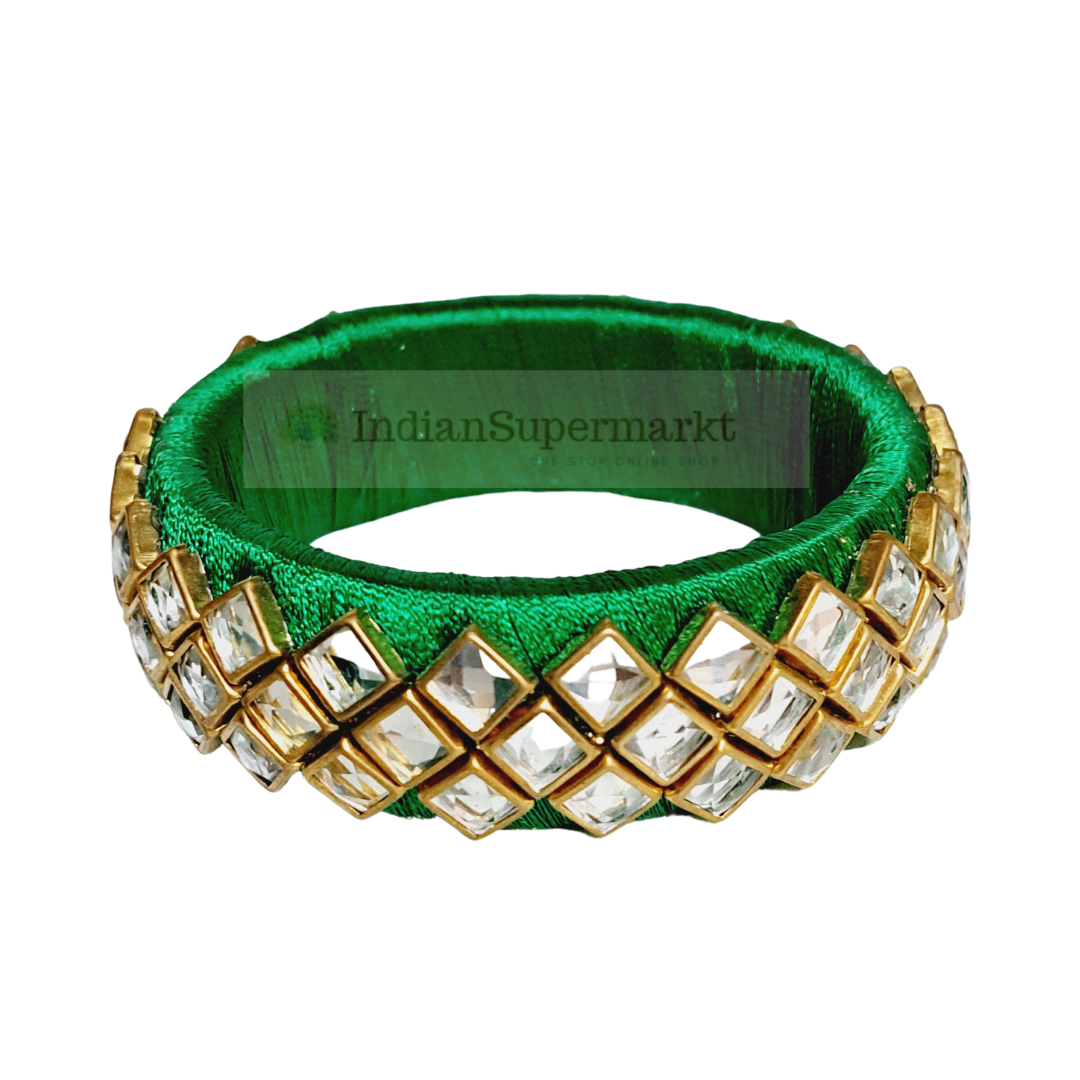 Lakh Jaipuri Bangles Green - indiansupermarkt