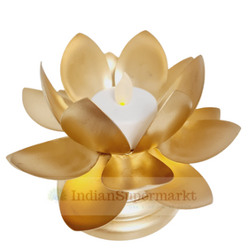 Blooming Lotus Decor Tea Light Holder